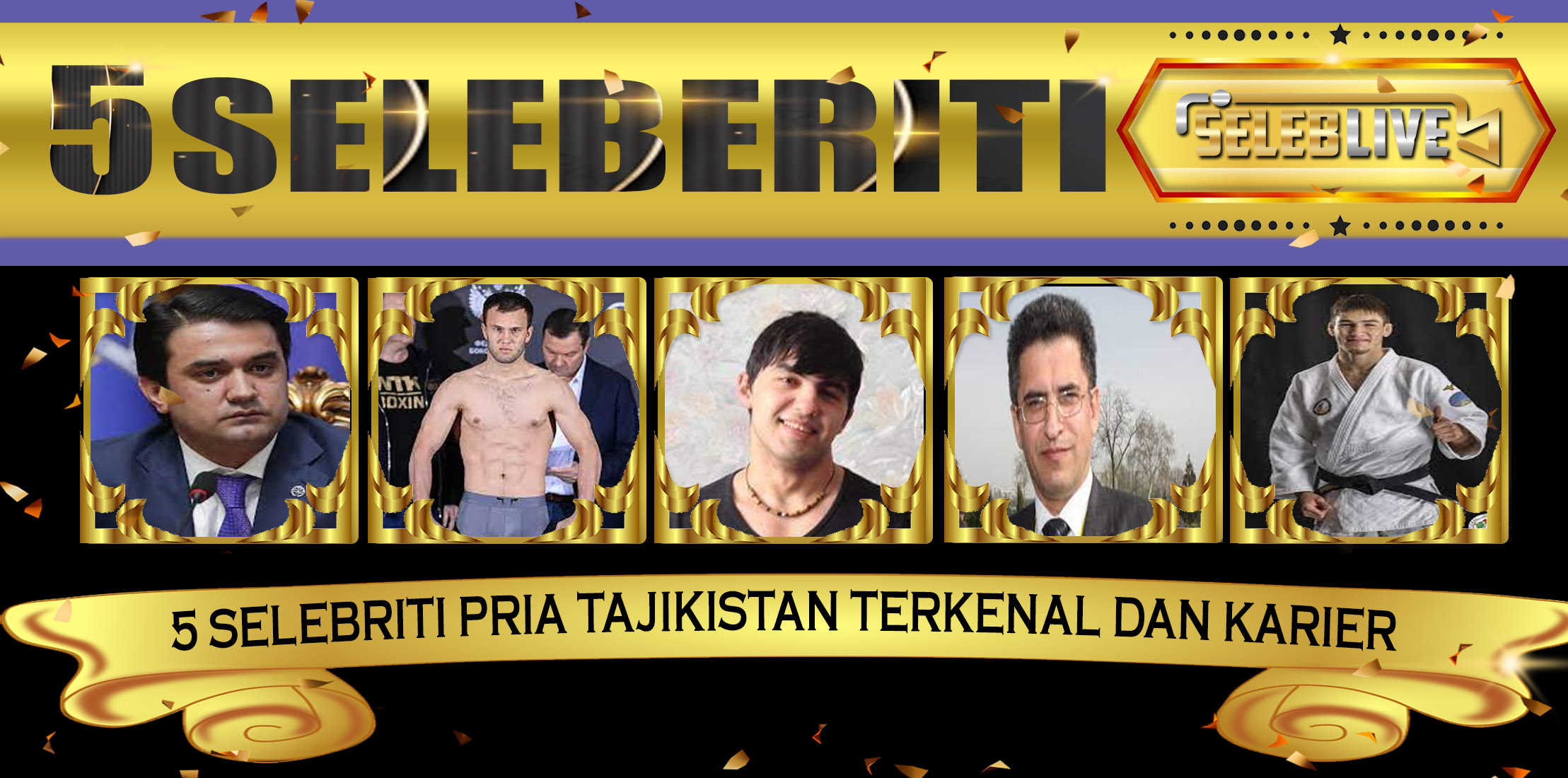 5 Selebriti Pria Tajikistan